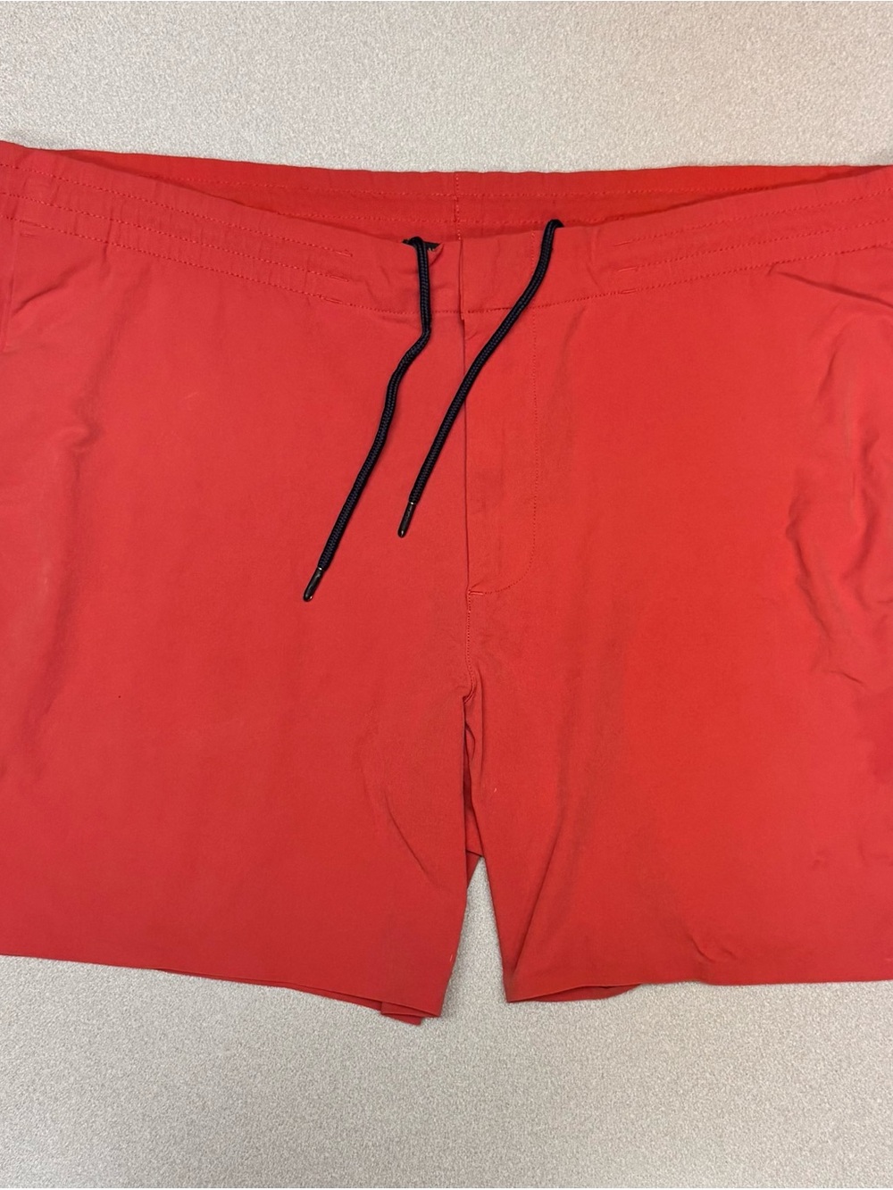 Banana Republic Aiden 7 CROSSO Fire Red Swim Board  Shorts Trunks Drawstring 40”